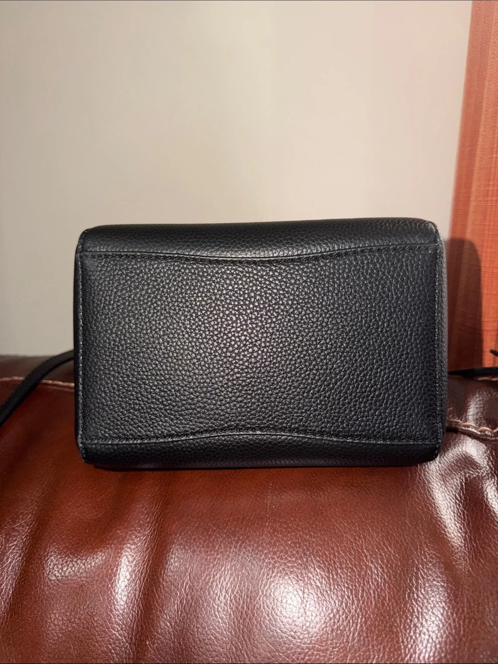 ‼️Tory Burch Small Mcgraw Black Leather Bucket Bag Crossbody Bag